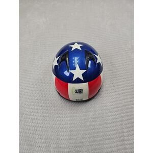 Vintage DOT Motorcycle Helmet Medium American Flag Captain America